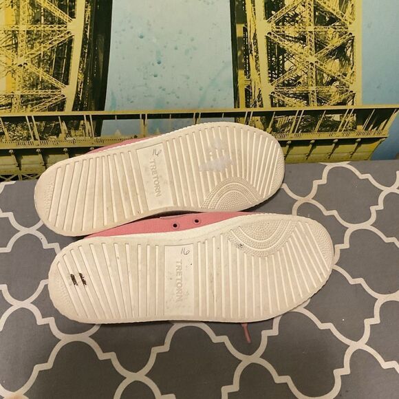 Tretorn rose canvas shoes sneakers sz.8.5/40 - Picture 4 of 4
